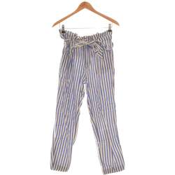 Vêtements Femme Chinos / Carrots Zara Pantalon Slim Femme  34 - T0 - Xs Bleu