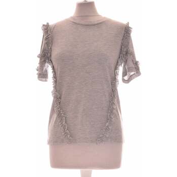 Vêtements Femme Tables de chevet H&M top manches courtes  34 - T0 - XS Gris Gris