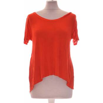Vêtements Femme Tops / Blouses H&M Top Manches Courtes  34 - T0 - Xs Orange
