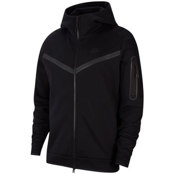 Nike TECH FLEECE FULL ZIP HOODIES Noir - Vêtements Vestes de survêtement  Homme 108,00 €