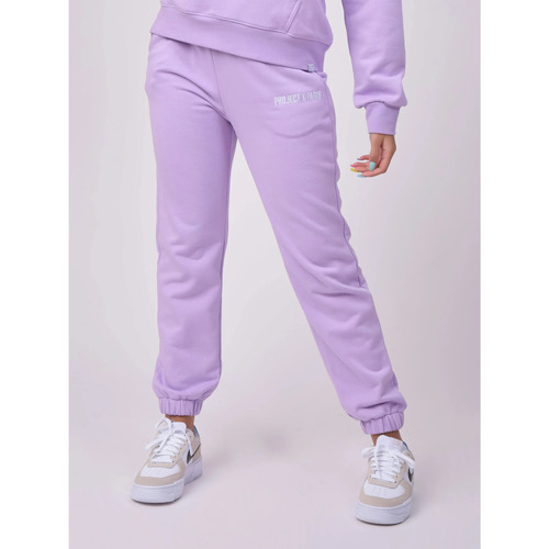 Vêtements Femme Pantalons de survêtement Gilets / Cardigans Jogging F214102 Violet