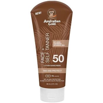 Beauté Protections solaires Australian Gold Face Self Tanner Spf50 Sunscreen 