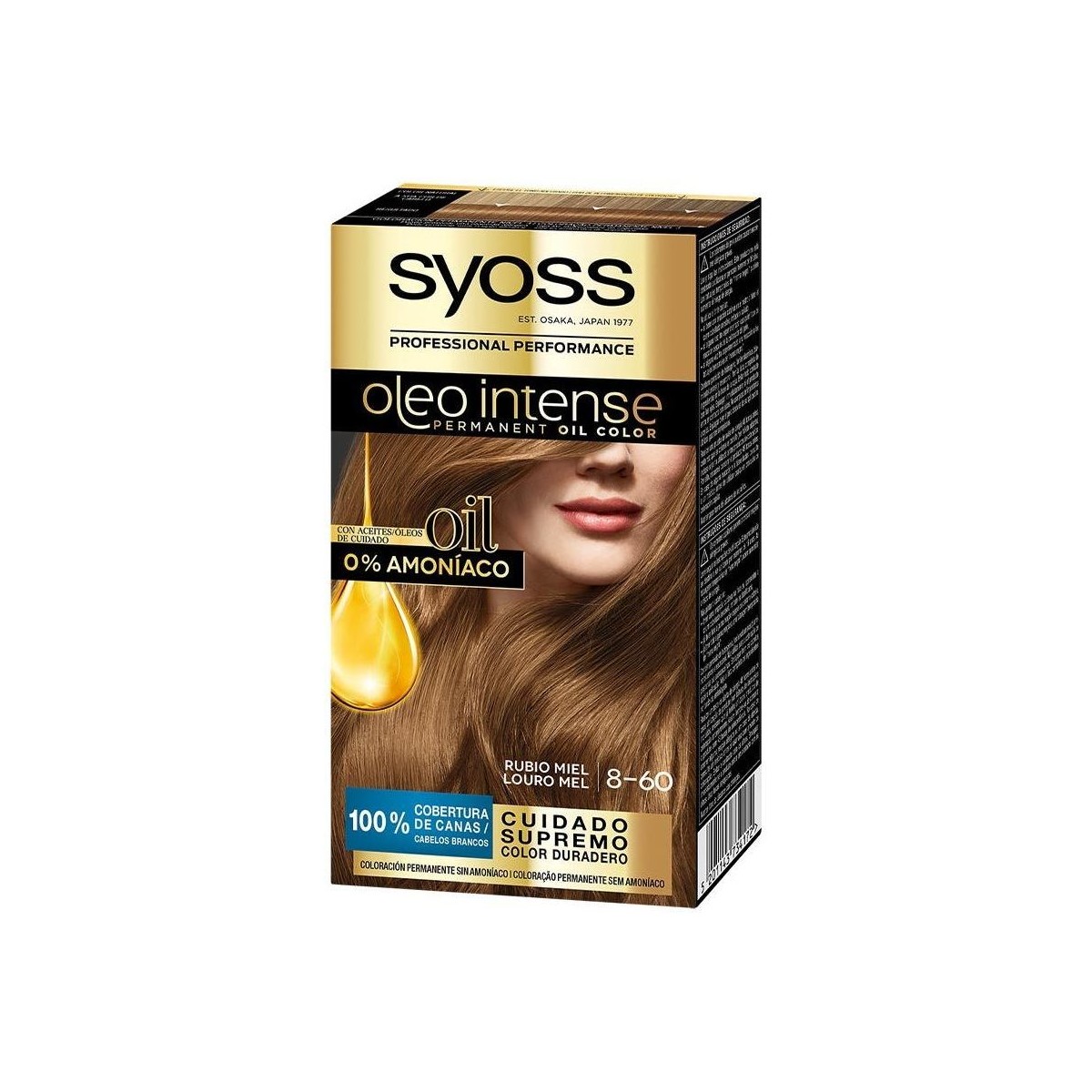 Beauté Femme Colorations Syoss Oleo Intense Coloration Sans Ammoniaque 8.60-blond Miel 