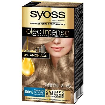 Beauté Femme Colorations Syoss Oleo Intense Coloration Sans Ammoniaque 8.05-beige Blond 