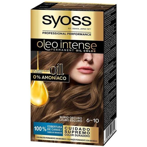 Beauté Femme Colorations Syoss Oleo Intense Coloration Sans Ammoniaque 6.10-blond Foncé 5 Pcs 