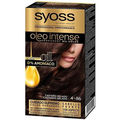 Beauté Femme Colorations Syoss Oleo Intense Coloration Sans Ammoniaque 4.86-brun Glacé 5 Pcs 
