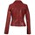 Vêtements Femme Blousons Oakwood Blouson en cuir  ref 53700 Clips 6 feu Rouge