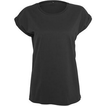 Vêtements Femme T-shirts manches longues Build Your Brand BY092 Noir