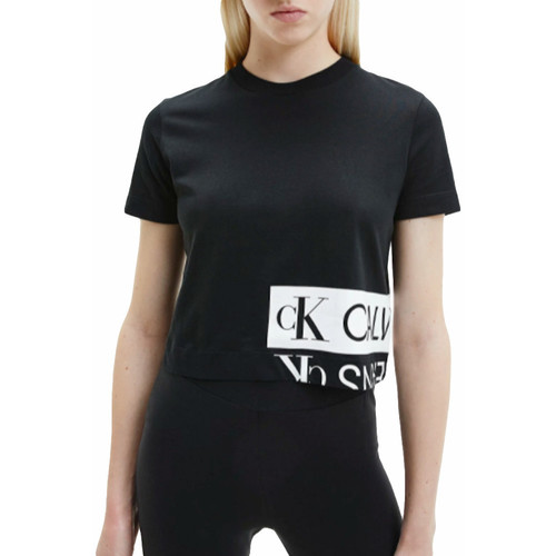 Vêtements Femme T-shirts manches courtes Calvin Klein Jeans Authentic Noir