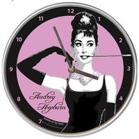 Maison & Déco Horloges Tropico Pendule murale Audrey Hepburn Noir