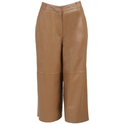 Vêtements Femme Pantalons Oakwood Jupe culotte en cuir  Meghan ref 54145 cafe Beige