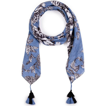 Accessoires textile Femme Echarpes / Etoles / Foulards Allée Du Foulard Foulard carré RosaBlue Bleu