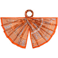 Accessoires textile Femme Politique de protection des données Candy Allée Du Foulard Etole soie Jimena Orange