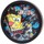 Maison & Déco Enfant Horloges United Labels Pendule ronde Bob l'Eponge Multicolore