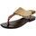 Chaussures Femme Tongs The Divine Factory Tong Marron