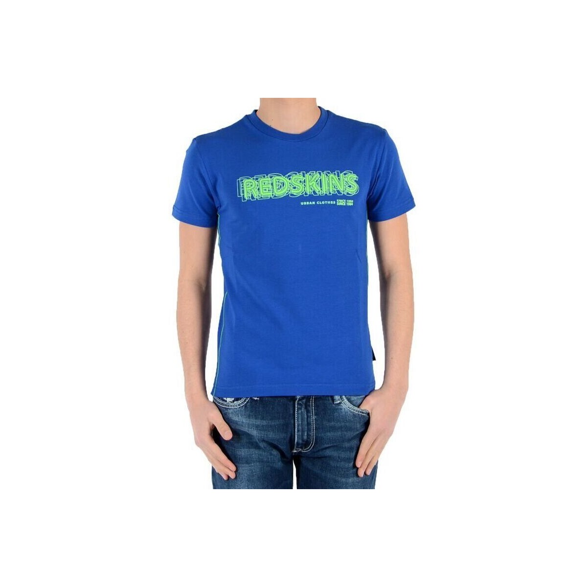 Vêtements Fille T-shirts manches courtes Redskins Tayson Royal Bleu