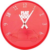 Sweats & Polaires Horloges Forme Pendule ronde Fiat Rouge Rouge