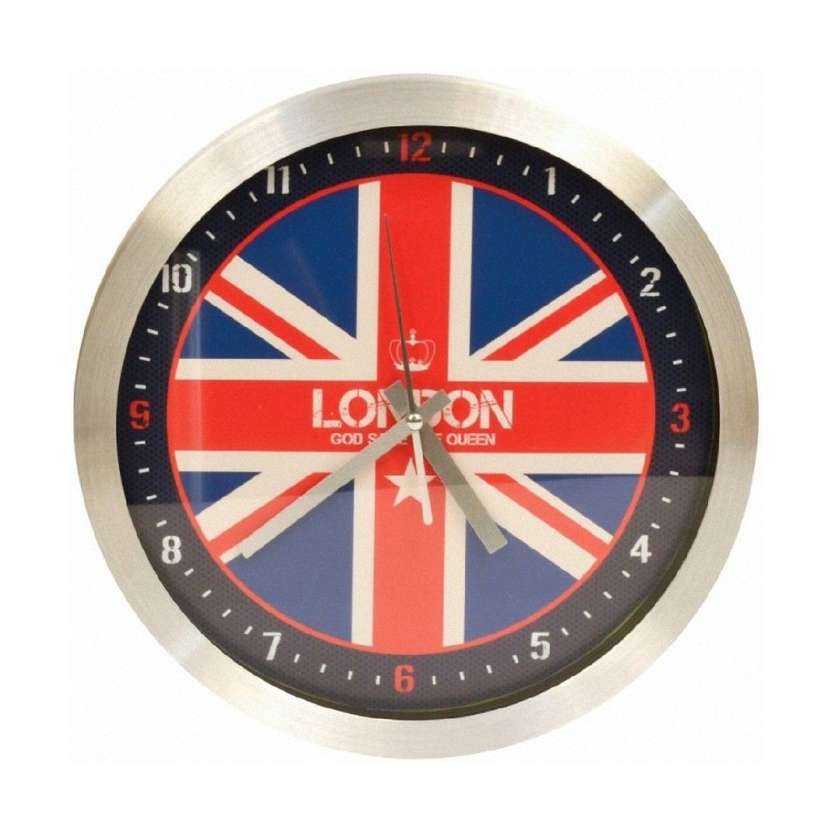 Maison & Déco Horloges Ceanothe Pendule ronde Flag London Multicolore