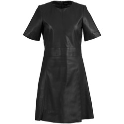 Vêtements Femme Robes longues Oakwood Robe en cuir  feline Ref 53701 Noir Noir