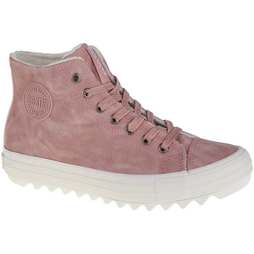 Chaussures Femme Baskets basses Big Star Fruit Of The Loo Rose