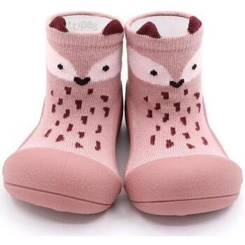 Chaussures Enfant Chaussons bébés Attipas Endangered Animal Fox - Pink Rose
