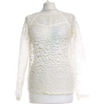 Promod Top Manches Longues 36 - T1 - S Blanc - Vêtements Blouses Femme 6,00  €