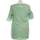 Vêtements Femme T-shirts & Polos Camaieu top manches courtes  36 - T1 - S Vert Vert