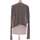 Vêtements Femme T-shirts & Polos Zara top manches longues  36 - T1 - S Gris Gris