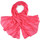 Accessoires textile Femme Echarpes / Etoles / Foulards Allée Du Foulard Etole soie unie Rose
