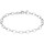 Montres & Bijoux Femme Bracelets Lotus Bracelet  Silver mailles ovales Blanc