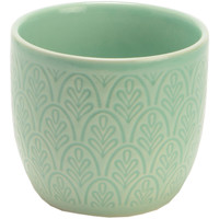 Maison & Déco Vases, caches pots d'intérieur Amadeus Cache Pot  de Fleur en céramique - VERT Vert