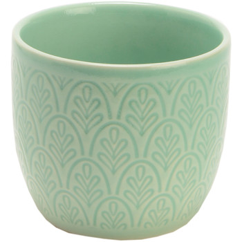 Maison & Déco Vases, caches pots d'intérieur Amadeus Cache Pot  de Fleur en céramique - VERT Vert