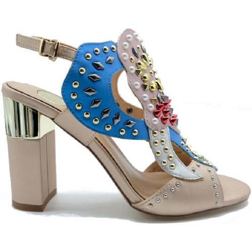Chaussures Femme Sandales et Nu-pieds Exé Shoes zip Exe' NIKITA-240 Sandales Femme NU / EAU Rose