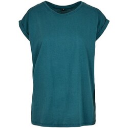 Vêtements Femme T-shirts manches longues Build Your Brand Extended Bleu