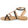 Chaussures Femme Sandales et Nu-pieds JB Martin ALICIA VEAU CAMEL / NOIR