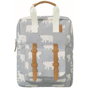 sac a dos fresk  polar bear mini backpack - grey 