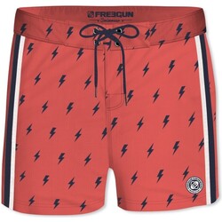 Vêtements Garçon Maillots / PL801002MG7-000 Shorts de bain Freegun Boardshort soft touch garçon ceinture plate Flash Rouge