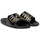 Chaussures Tongs Emporio Armani EA7 Claquette Emporio Armani Noir et or H XCP001 NOIR/OR - 40 Noir