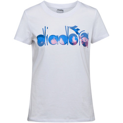 Vêtements Femme T-shirts manches courtes Diadora 502176088 Blanc