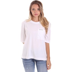 Vêtements Femme T-shirts manches courtes Calvin Klein Jeans K20K202941 Blanc