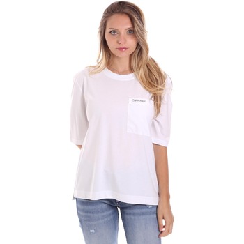 Vêtements Femme T-shirts & Polos Calvin Klein Jeans K20K202941 Blanc