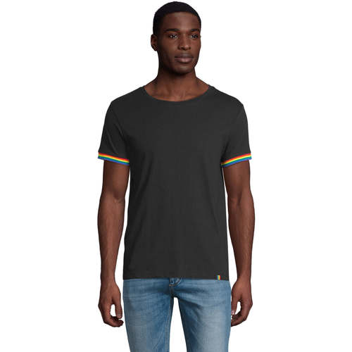 Vêtements Homme T-shirts mini manches courtes Sols CAMISETA MANGA CORTA RAINBOW Noir