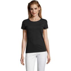 Vêtements Femme T-shirts manches courtes Sols CAMISETA MANGA CORTA RAINBOW Negro