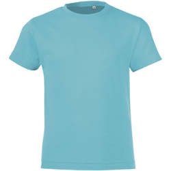 Vêtements Garçon T-shirts manches courtes Sols REGENT FIT CAMISETA MANGA CORTA Azul