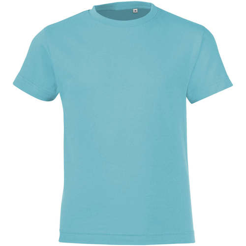 Vêtements Enfant T-shirts Schwarz manches courtes Sols REGENT FIT CAMISETA MANGA CORTA Bleu