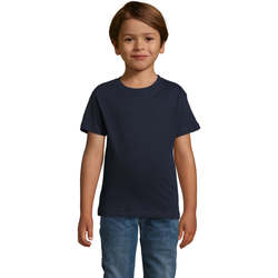 Vêtements Garçon T-shirts manches courtes Sols REGENT FIT CAMISETA MANGA CORTA Azul