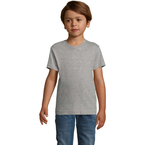 Vêtements Enfant T-shirts manches courtes Sols REGENT FIT CAMISETA MANGA CORTA Gris