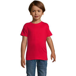 Vêtements Enfant T-shirts manches courtes Sols REGENT FIT CAMISETA MANGA CORTA Rouge