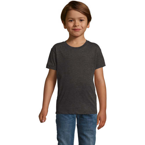 Vêtements Enfant T-shirts BOSS manches courtes Sols REGENT FIT CAMISETA MANGA CORTA Gris