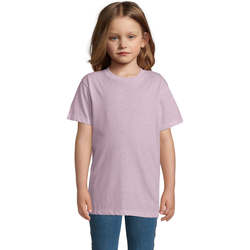 Vêtements Enfant T-shirts linen manches courtes Sols REGENT FIT CAMISETA MANGA CORTA Rosa
